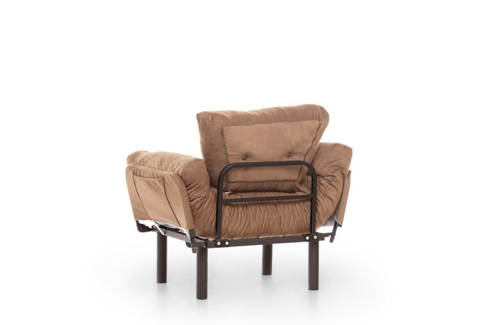 Atelier Del Sofa Nitta Single - Marrón claro Atelier Del Sofa Nitta Single - Marrón claro